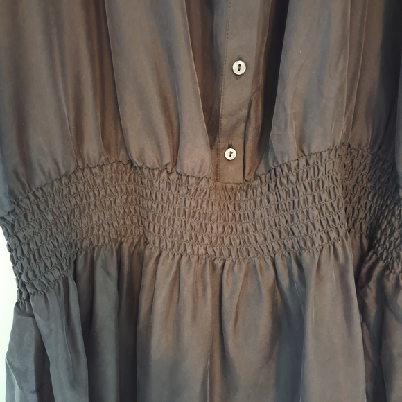 Silk black Nicole Miller Atelier dress - Picture 6 of 8